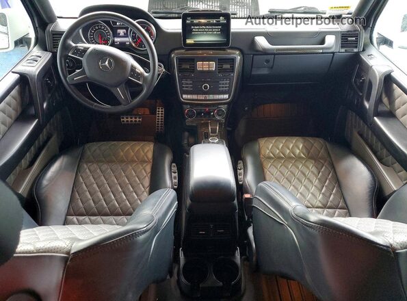 WDCYC7DH1JX286480 2018 MERCEDES-BENZ G-CLASS White Առջևի վահանակի տեսք