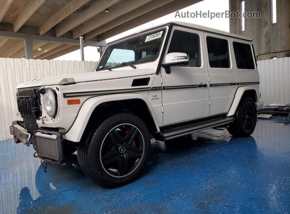 WDCYC7DH1JX286480 2018 MERCEDES-BENZ G-CLASS White Առջևի ձախ երեք քառորդ տեսարան