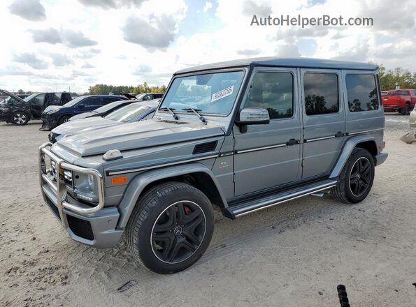 WDCYC7DH5JX290841 2018 MERCEDES-BENZ G-CLASS Gray Vista tres cuartos delantera izquierda