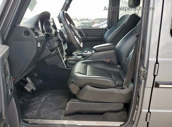 WDCYC7DH5JX290841 2018 MERCEDES-BENZ G-CLASS Gray Vista interior delantera