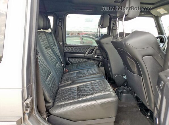 WDCYC7DH5JX290841 2018 MERCEDES-BENZ G-CLASS Gray Vista interior trasera