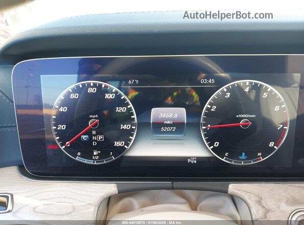 WDD1J6JB5KF093737 2019 MERCEDES-BENZ E-CLASS Light Blue უკანა სავარძლების ხედი