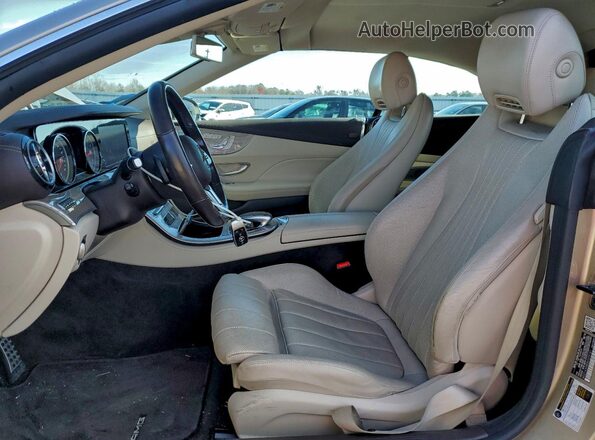 WDD1K6HB0KF079151 2019 MERCEDES-BENZ E Beige Widok wnętrza z przodu