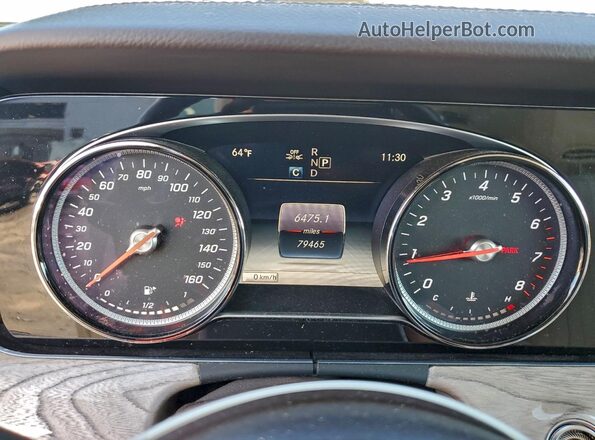 WDD1K6HB0KF079151 2019 MERCEDES-BENZ E Beige Widok zestawu wskaźników