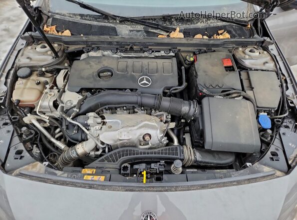 WDD3F4HB6KJ098138 2019 MERCEDES-BENZ A Серый Вид задней части салона