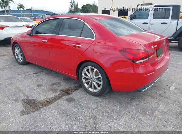 WDD3G4EB5KW023628 2019 MERCEDES-BENZ A 220 Красный Задняя левая четверть