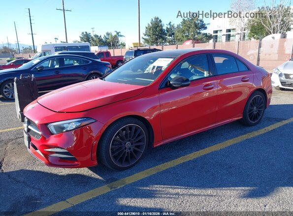 WDD3G4EB8KW018410 2019 MERCEDES-BENZ A 220 Красный Передняя левая четверть
