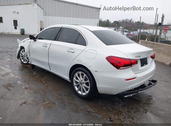 WDD3G4EB8LW038108 2020 MERCEDES-BENZ A 220 Белый Задняя левая четверть