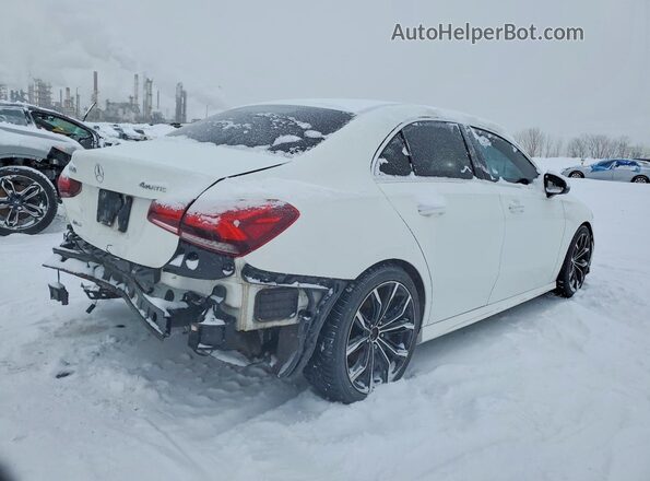 WDD3G4FB9KW001114 2019 MERCEDES-BENZ A Белый Задняя правая четверть