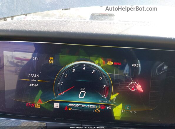 WDD7X8KB1KA007002 2019 MERCEDES-BENZ AMG Gray Widok tylnych siedzeń