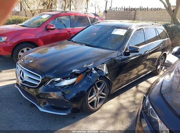 WDDHH8JB7GB333326 2016 MERCEDES-BENZ E-CLASS Черный Передняя левая четверть
