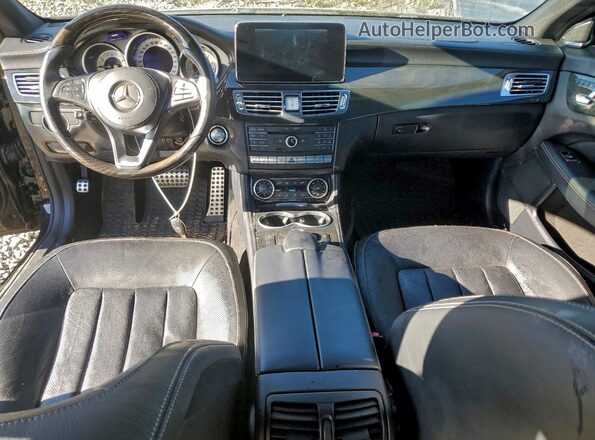 WDDLJ7DB0GA173042 2016 MERCEDES-BENZ CLS-CLASS Black წინა პანელის ხედი
