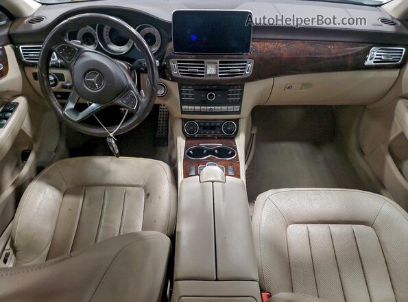 WDDLJ9BB4GA177769 2016 MERCEDES-BENZ CLS-CLASS Белый Вид панели приборов
