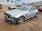 2016 Mercedes-benz Slk 300 Silver vin: WDDPK3JA8GF121633