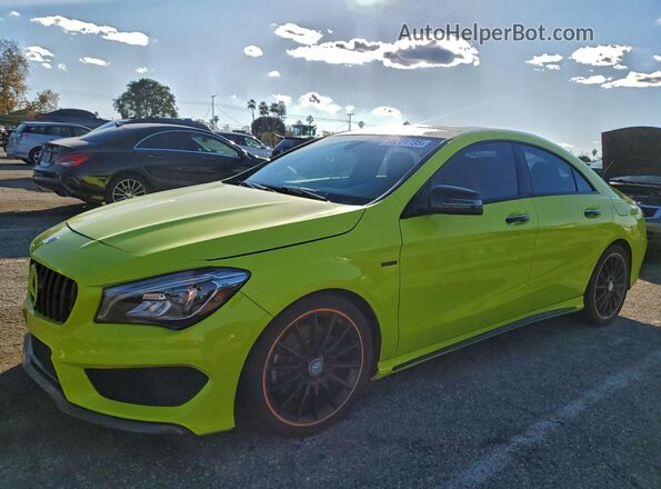 WDDSJ4EB0GN305010 2016 MERCEDES-BENZ CLA-CLASS Green Przód lewy