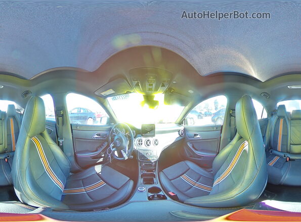 WDDSJ4EB0GN305010 2016 MERCEDES-BENZ CLA-CLASS Green Widok naklejki z numerem VIN