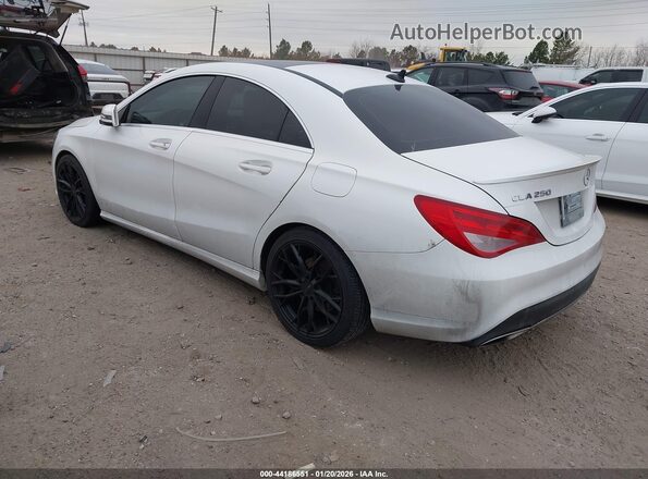 WDDSJ4EB0JN634412 2018 MERCEDES-BENZ CLA 250 White Tył lewy