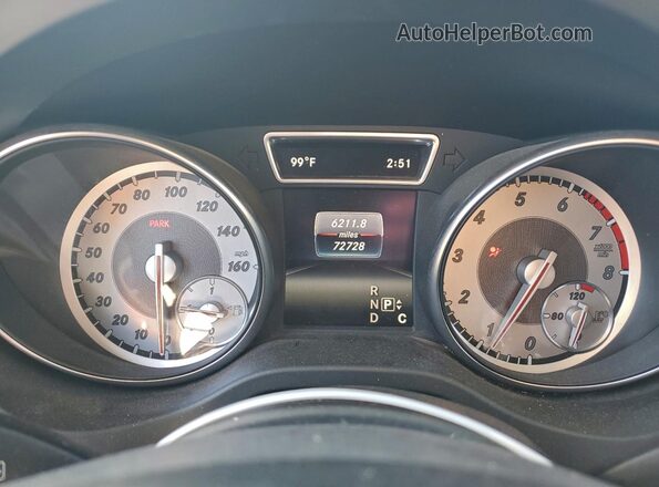 WDDSJ4EB1GN322429 2016 MERCEDES-BENZ CLA-CLASS Черный Вид щитка приборов