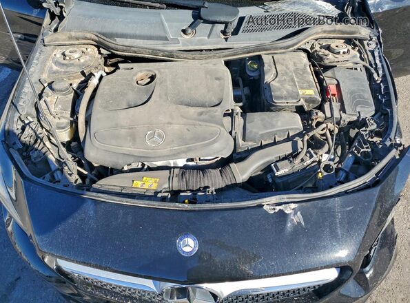 WDDSJ4EB1GN322429 2016 MERCEDES-BENZ CLA-CLASS Черный Вид задней части салона