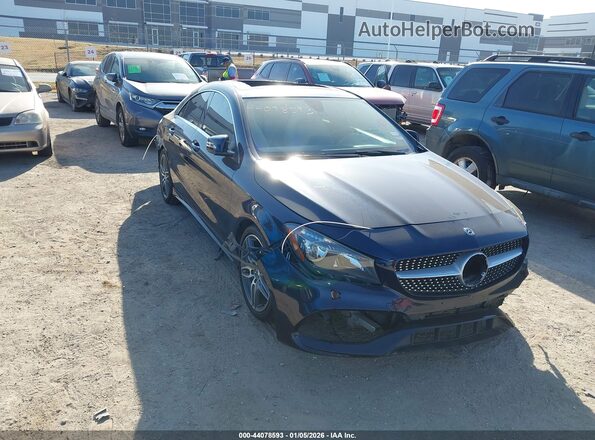 WDDSJ4EB1JN519074 2018 MERCEDES-BENZ CLA 250 Navy Передняя правая четверть