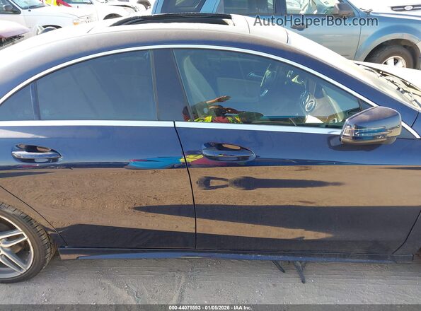 WDDSJ4EB1JN519074 2018 MERCEDES-BENZ CLA 250 Navy Вид щитка приборов