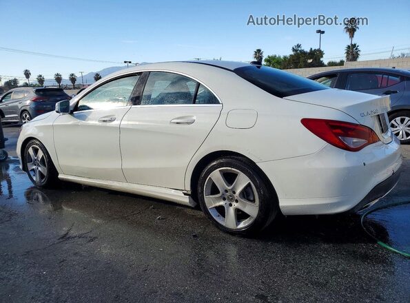 WDDSJ4EB2JN557977 2018 MERCEDES-BENZ CLA-CLASS White Trasero izquierdo