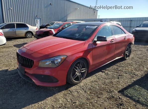 WDDSJ4EB2JN610211 2018 MERCEDES-BENZ CLA-CLASS Красный Передняя левая четверть