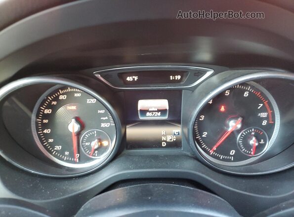 WDDSJ4EB2JN610211 2018 MERCEDES-BENZ CLA-CLASS Красный Вид щитка приборов