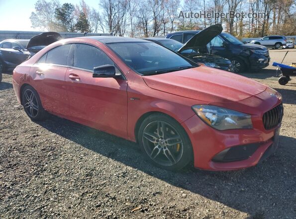 WDDSJ4EB2JN610211 2018 MERCEDES-BENZ CLA-CLASS Красный Передняя правая четверть