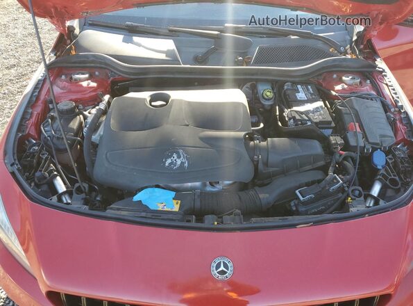 WDDSJ4EB2JN610211 2018 MERCEDES-BENZ CLA-CLASS Красный Вид задней части салона