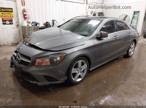 WDDSJ4EB3GN385497 2016 MERCEDES-BENZ CLA 250 Gray Передня ліва чверть