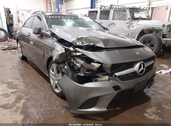 WDDSJ4EB3GN385497 2016 MERCEDES-BENZ CLA 250 Gray Вид спереду