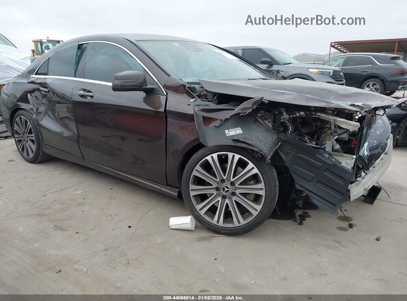 WDDSJ4EB3JN661555 2018 MERCEDES-BENZ CLA 250 Коричневый Передняя правая четверть