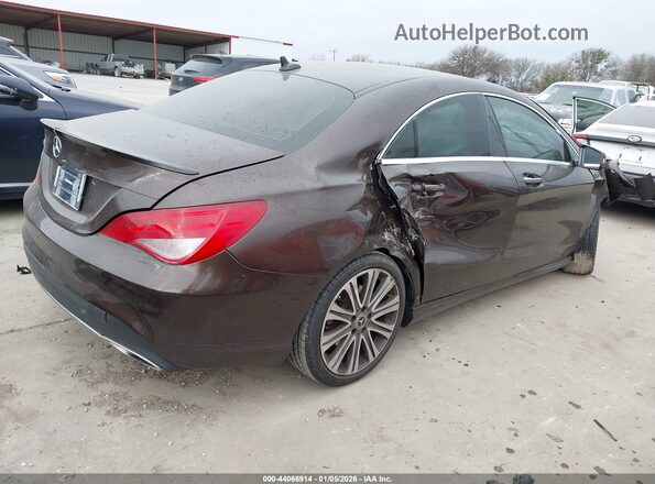 WDDSJ4EB3JN661555 2018 MERCEDES-BENZ CLA 250 Коричневый Задняя правая четверть