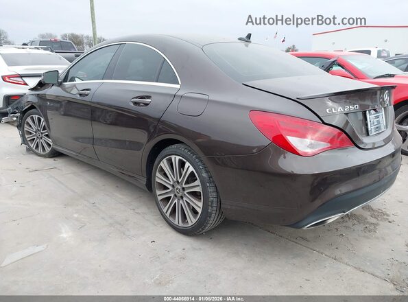 WDDSJ4EB3JN661555 2018 MERCEDES-BENZ CLA 250 Коричневый Задняя левая четверть