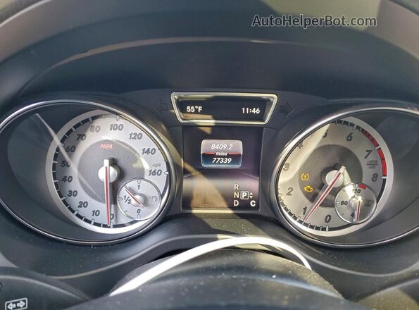 WDDSJ4EB4GN358700 2016 MERCEDES-BENZ CLA-CLASS Черный Вид щитка приборов