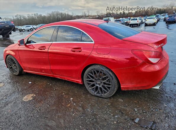WDDSJ4EB5GN384836 2016 MERCEDES-BENZ CLA-CLASS Красный Задняя левая четверть