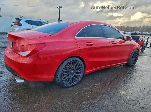 WDDSJ4EB5GN384836 2016 MERCEDES-BENZ CLA-CLASS Красный Задняя правая четверть