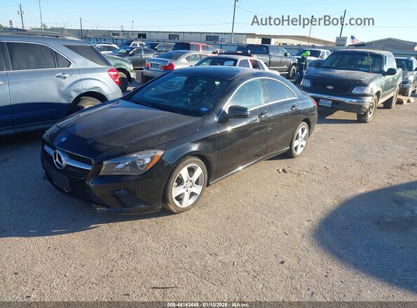WDDSJ4EB6GN395103 2016 MERCEDES-BENZ CLA 250 Black წინა მარცხენა ხედი სამი მეოთხედიდან
