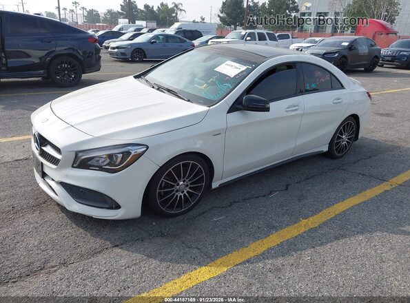 WDDSJ4EB6JN514467 2018 MERCEDES-BENZ CLA 250 White Vista tres cuartos delantera izquierda
