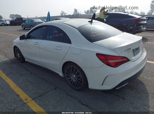 WDDSJ4EB6JN514467 2018 MERCEDES-BENZ CLA 250 White Trasero izquierdo