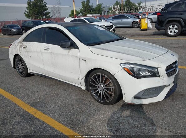 WDDSJ4EB6JN514467 2018 MERCEDES-BENZ CLA 250 White Delantero derecho