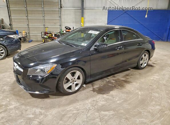 WDDSJ4EB6JN569579 2018 MERCEDES-BENZ CLA-CLASS Black Przód lewy
