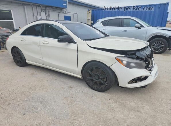WDDSJ4EB7HN440888 2017 MERCEDES-BENZ CLA-CLASS Белый Передняя правая четверть