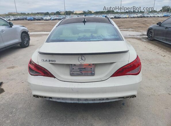 WDDSJ4EB7HN440888 2017 MERCEDES-BENZ CLA-CLASS Белый Вид сзади