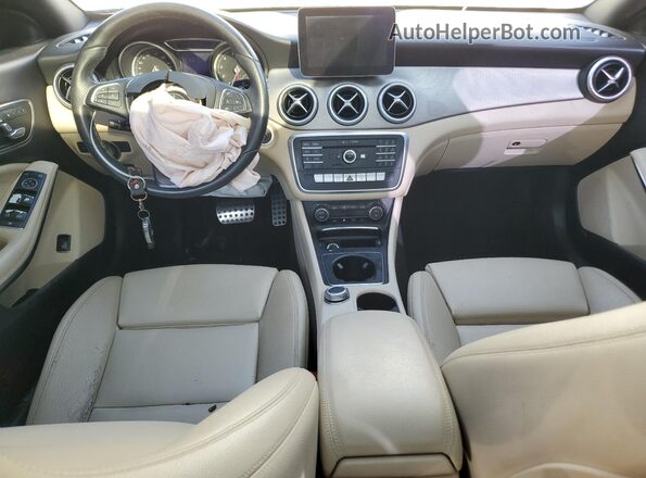 WDDSJ4EB7HN456959 2017 MERCEDES-BENZ CLA-CLASS White Вид панелі приладів