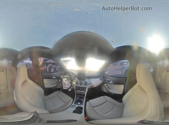 WDDSJ4EB7HN456959 2017 MERCEDES-BENZ CLA-CLASS White Панорамний вид салону 360°