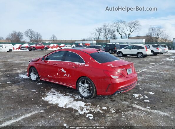 WDDSJ4EB7JN634858 2018 MERCEDES-BENZ CLA 250 Красный Задняя левая четверть