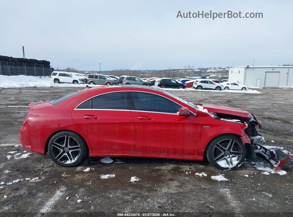 WDDSJ4EB7JN634858 2018 MERCEDES-BENZ CLA 250 Красный Вид задней части салона