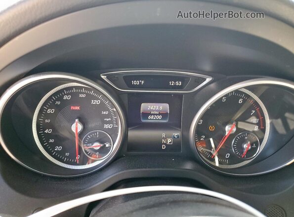 WDDSJ4EB7KN734363 2019 MERCEDES-BENZ CLA-CLASS Белый Вид щитка приборов